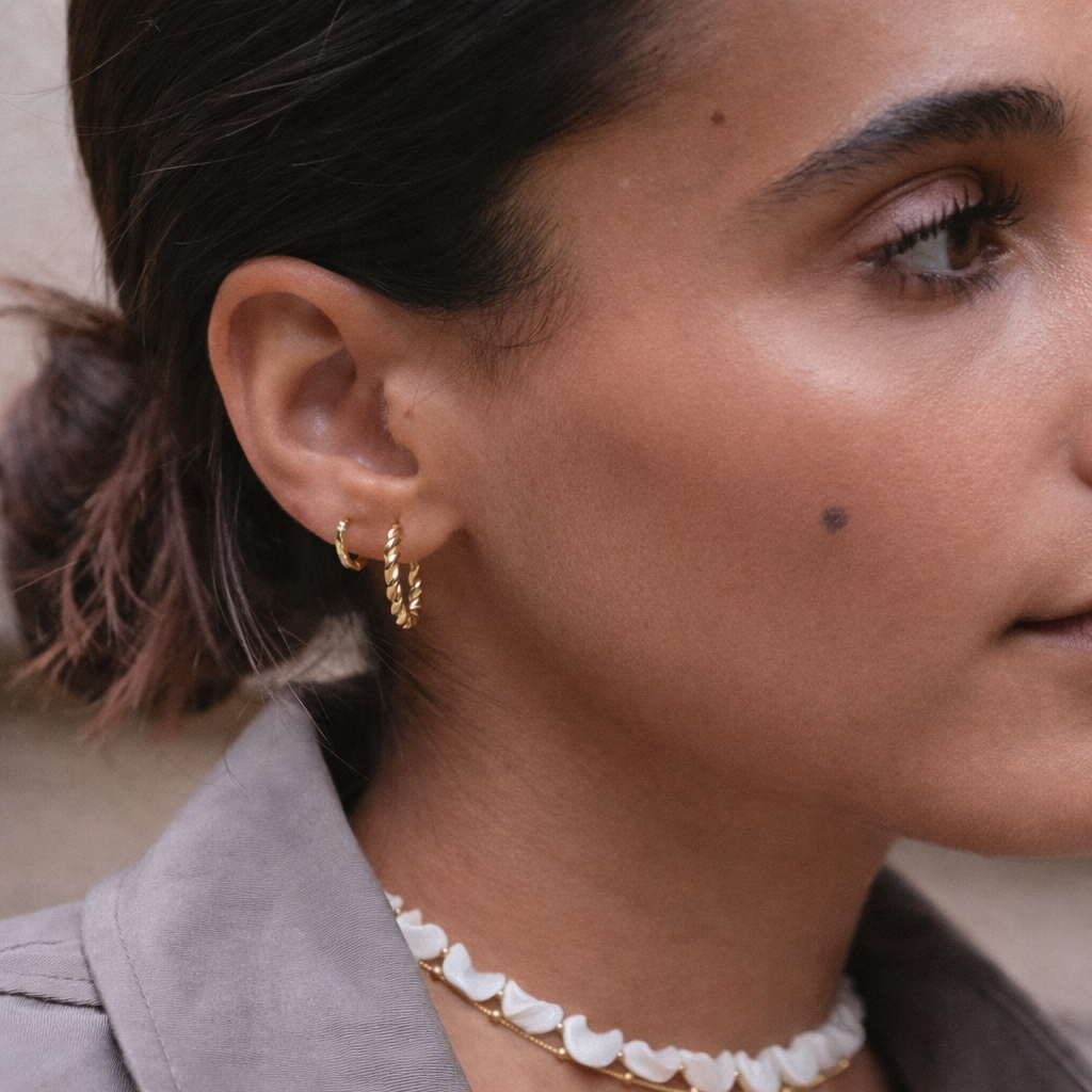 Pendientes Aro Rizados