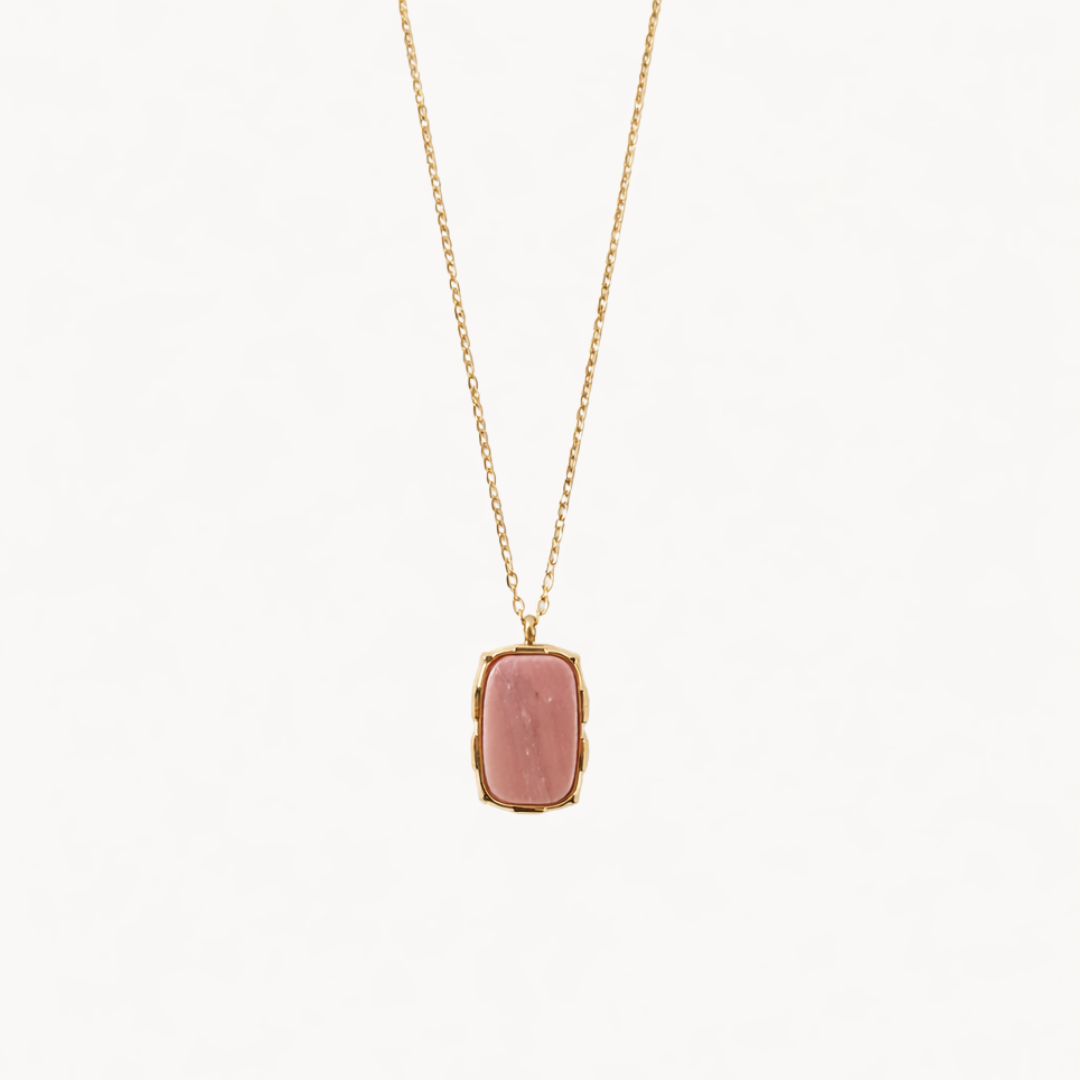 Collar Piedra Rosada