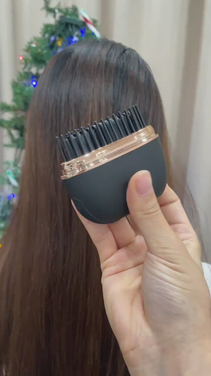 Peine plancha de pelo portátil, calentamiento rápido.